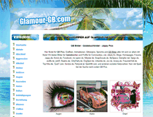 Tablet Screenshot of glamour-gb.com